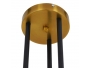 VELVET 00994 Μοντέρνο Industrial Φωτιστικό Οροφής Πολύφωτο Μαύρο Χρυσό Μεταλλικό Φ80 x Y85cm - 8
