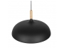 VALLETE BLACK 01259 Μοντέρνο Κρεμαστό Φωτιστικό Οροφής Μονόφωτο Μαύρο Μεταλλικό Καμπάνα Φ60 x Y35cm - 3