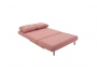 Καναπές 2θέσιος-κρεβάτι Edda ύφασμα ροζ 118x98x86εκ 024-000020 - 4