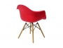 Πολυθρόνα Julita πολυπροπυλενίου χρώμα κόκκινο - φυσικό 029-000041 - 4