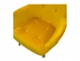 Πολυθρόνα Kido υφασμάτινη βελούδο χρώμα κίτρινο 046-000003 - 9