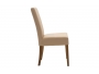 Καρέκλα Ditta PU μόκα-πόδι μασίφ ξύλο καρυδί 047-000031 - 4