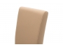 Καρέκλα Ditta PU μόκα-πόδι μασίφ ξύλο καρυδί 047-000031 - 6
