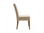 Καρέκλα Ditta ύφασμα εκρού-πόδι μασίφ ξύλο καρυδί  047-000037 - 4