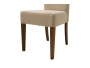 Καρέκλα Ditta ύφασμα εκρού-πόδι μασίφ ξύλο καρυδί  047-000037 - 7