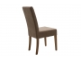 Καρέκλα Ditta ύφασμα ανοικτό καφέ-πόδι μασίφ ξύλο καρυδί 047-000038 - 3