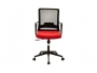 Καρέκλα γραφείου εργασίας Cage  mesh μαύρο-κόκκινο 069-000058 - 4