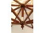 Γωνιακή Τετράγωνη Ομπρέλα 300 x 300cm ,Με Ξύλινο Κορμό 155521 - 3