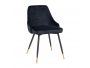 Καρέκλα με μεταλλική βάση ηλεκτροστατικής βαφής και κάθισμα επενδεδυμένο με Velvet ύφασμα. 300-076 - 1