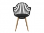 Καρέκλα ANAIS σε μαύρο χρώμα HM8049.02 - 3