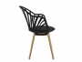 Καρέκλα ANAIS σε μαύρο χρώμα HM8049.02 - 4