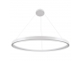 NEMESIS 61165 Κρεμαστό Φωτιστικό Δαχτυλίδι-Κύκλος LED CCT 75W 8743lm 360° AC 220-240V - Εναλλαγή Φωτισμού μέσω Τηλεχειριστηρίου All In One Ψυχρό 6000k+Φυσικό 4500k+Θερμό 2700k Dimmable Φ100cm - Λευκό  - 1