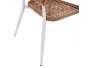ΠΟΛΥΘΡΟΝΑ ΑΛΟΥΜΙΝΙΟΥ ΛΕΥΚΗ ΜΕ WICKER ΜΠΕΖ HM5783.02 56x60x78 εκ. - 7