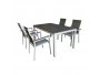 ΣΕΤ ΤΡΑΠΕΖΑΡΙΑ ΚΗΠΟΥ ΑΛΟΥΜΙΝΙΟΥ-POLYWOOD BIANCA 5372 G + MADISON 5378 G - 1