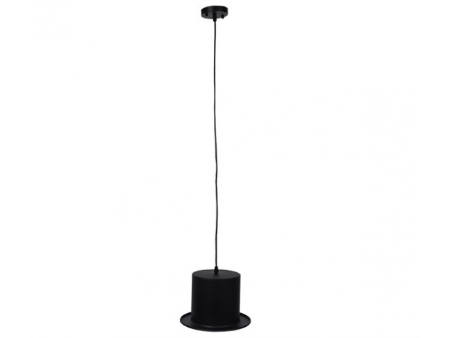 SHERLOCK 01215 Vintage Κρεμαστό Φωτιστικό Οροφής Μονόφωτο Μαύρο Μεταλλικό Καμπάνα Φ26 x Y18cm - 5