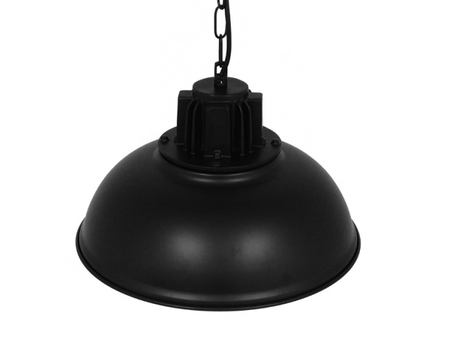 HARROW 01571 Vintage Industrial Κρεμαστό Φωτιστικό Οροφής Μονόφωτο Μαύρο Μεταλλικό Πλέγμα Φ33 x Υ32cm - 8