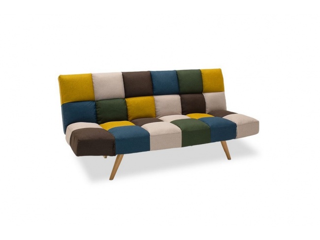 Καναπές - κρεβάτι 3θέσιος Freddo με ύφασμα πολύχρωμο 182x81x84εκ.  024-000011 - 8