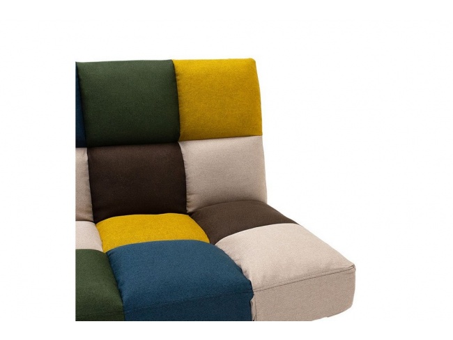 Καναπές - κρεβάτι 3θέσιος Freddo με ύφασμα πολύχρωμο 182x81x84εκ.  024-000011 - 5