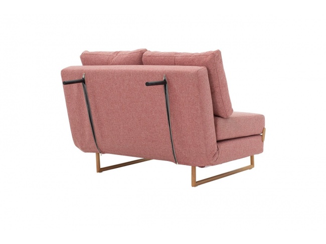 Καναπές 2θέσιος-κρεβάτι Edda ύφασμα ροζ 118x98x86εκ 024-000020 - 6