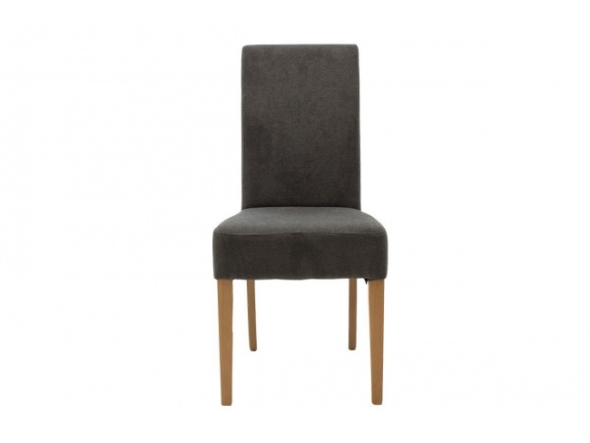 Καρέκλα Ditta ύφασμα ανθρακί-πόδι μασίφ ξύλο sonoma 047-000046 - 4
