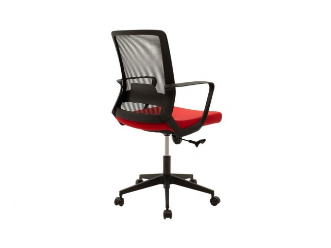 Καρέκλα γραφείου εργασίας Cage  mesh μαύρο-κόκκινο 069-000058 - 2