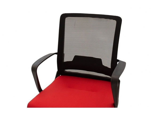 Καρέκλα γραφείου εργασίας Cage  mesh μαύρο-κόκκινο 069-000058 - 8
