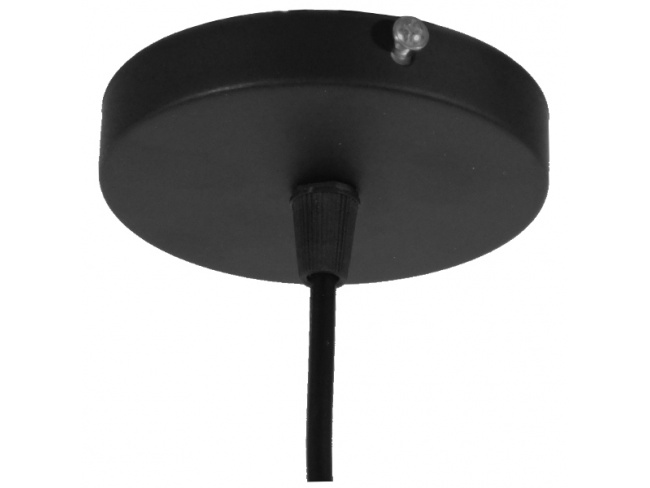 OLIVER 10001231 Vintage Κρεμαστό Φωτιστικό Οροφής Μονόφωτο Μαύρο Μεταλλικό με Γυαλί Καμπάνα Φ20 x Y21cm - 7