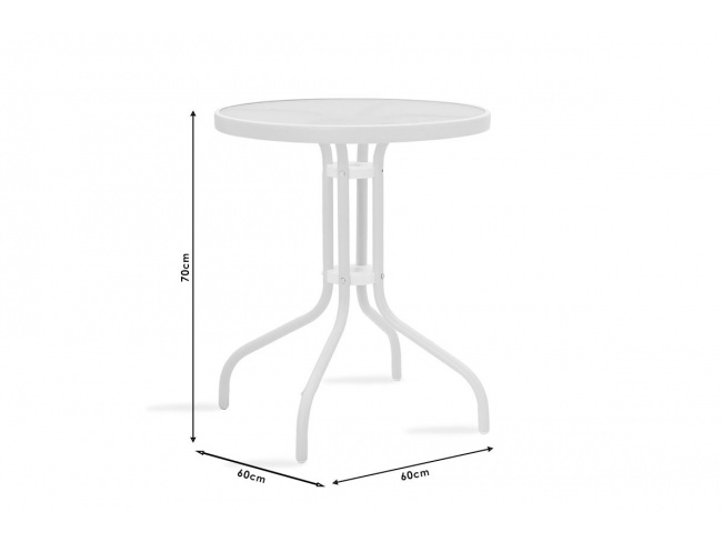 ΤΡΑΠΕΖΙ ΜΕΤΑΛΛΙΚΟ WATSON 130-000003 - 4