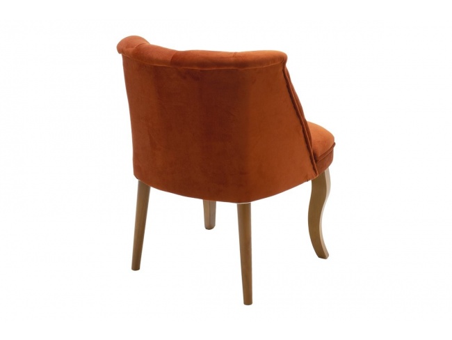 Πολυθρόνα Loreta  βελούδο κεραμιδί 59x64x73 εκ. 146-000005 - 2
