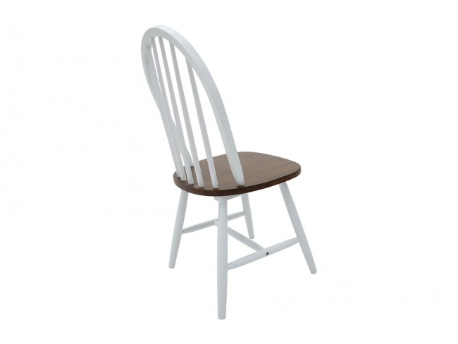 Τραπεζαρία Alice σετ 5τμχ MDF καρυδί-λευκό 120x75x74εκ 153-000007 - 5