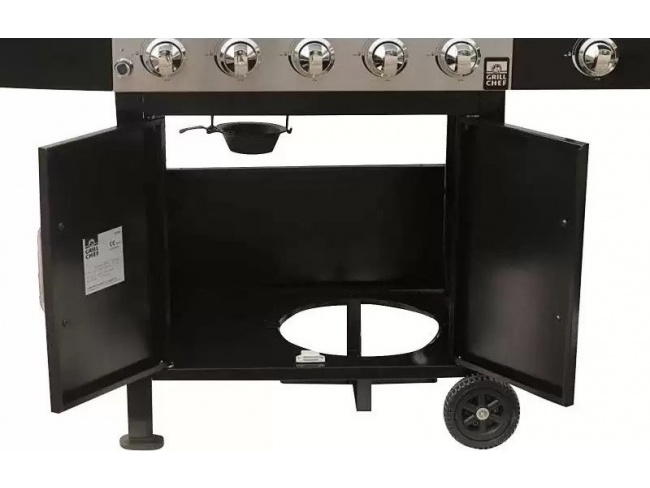 ΨΗΣΤΑΡΙΑ ΥΓΡΑΕΡΙΟΥ  GC 12276 GAS BBQ GRILL CHEF - 3