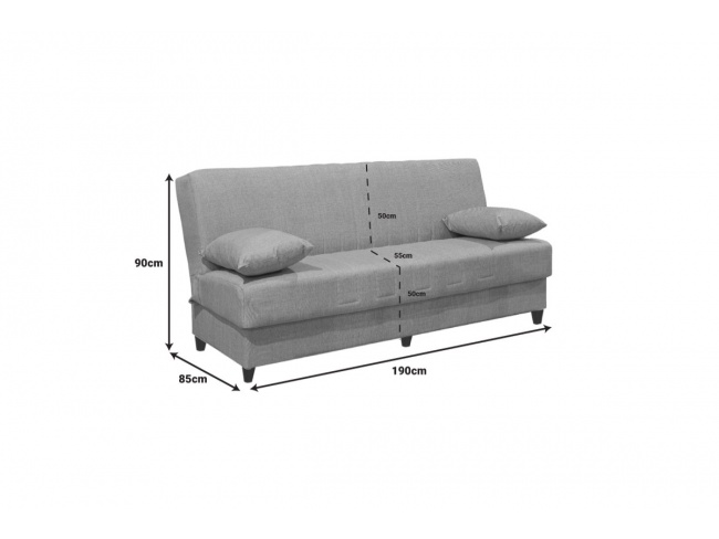 ΚΑΝΑΠΕΣ ΚΡΕΒΑΤΙ 3ΘΕΣΙΟΣ ROMINA  328-000026 - 7