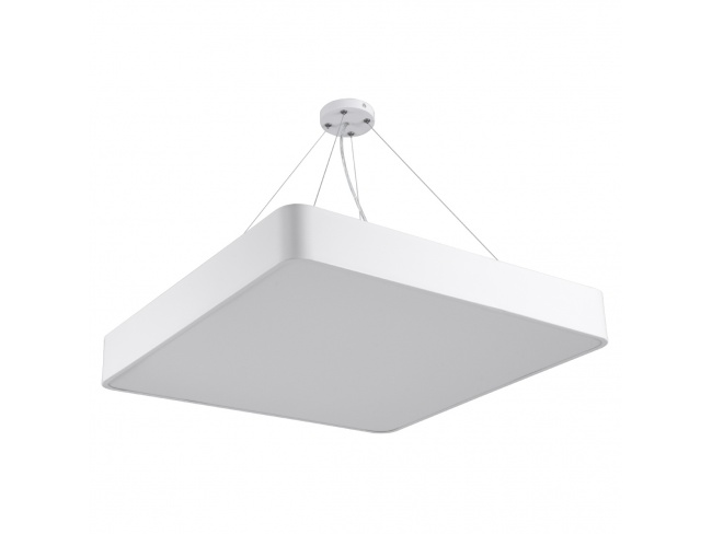 KAMALA 61209-S Πλαφονιέρα Οροφής LED CCT 75W 8625lm 120° AC 220-240V - Εναλλαγή Φωτισμού μέσω Τηλεχειριστηρίου All In One Ψυχρό 6000k+Φυσικό 4500k+Θερμό 2700k Dimmable Μ60 x Π60 x Υ8cm - Λευκό - 3 Yea - 6