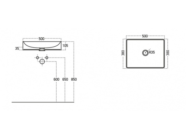 ΣΕΤ ΜΠΑΝΙΟΥ LUXUS 160 WHITE - 4