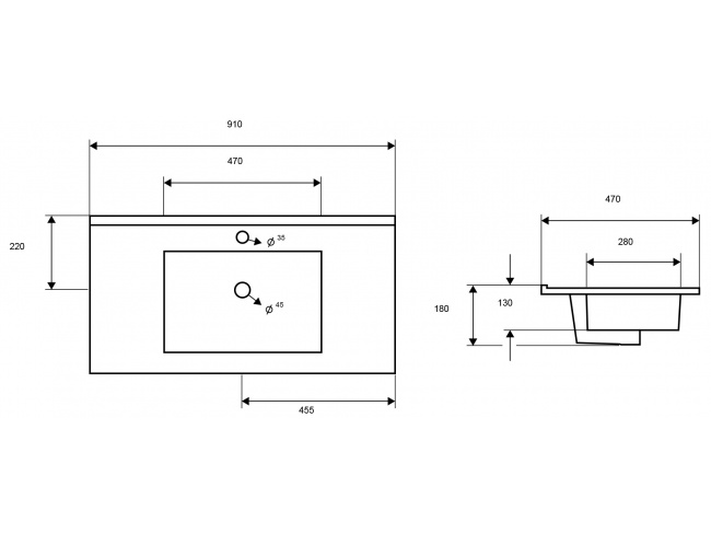 ΝΙΠΤΗΡΑΣ ΕΠΙΠΛΟΥ LT 7506 910x470x180mm - 2