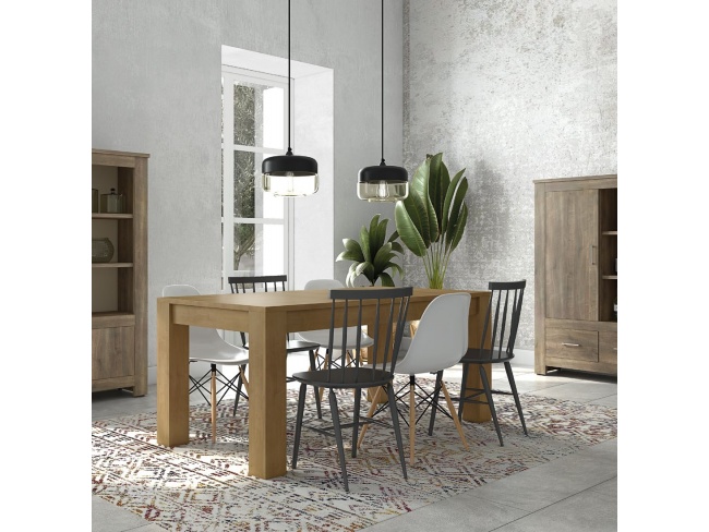ΤΡΑΠΕΖΙ ΤΡΑΠΕΖΑΡΙΑΣ ΜΕ ΦΥΛΛΟ ΡΕΑ ALN 11421507 77X150X90+42 εκ - 2