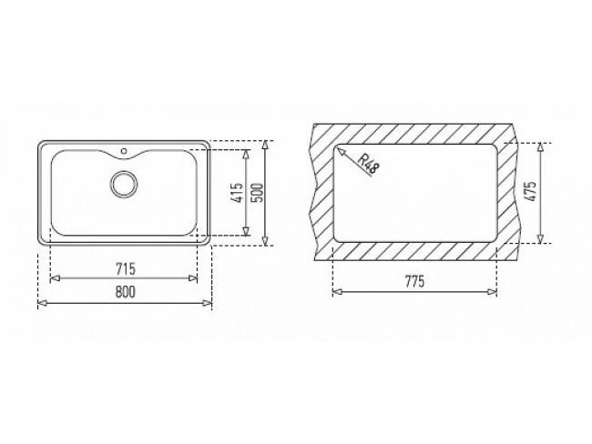 TEKA ΝΕΡΟΧΥΤΗΣ SINK Bahia SINK 1B S/STEEL - 2