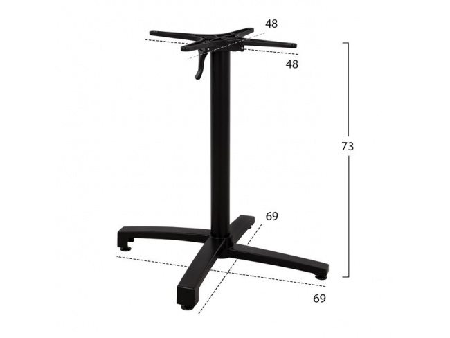 ΒΑΣΗ ΑΛΟΥΜΙΝΙΟΥ ΠΤΥΣΣΟΜΕΝΗ HM459.01 - 2