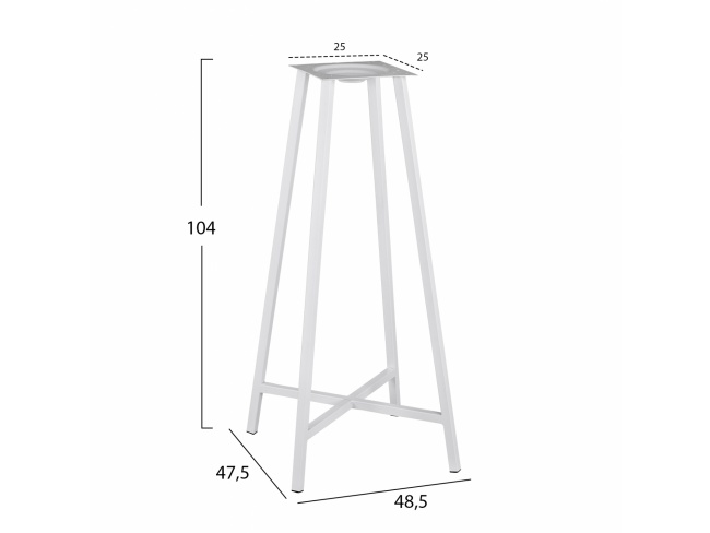 ΒΑΣΗ ΜΠΑΡ ΤΕΣΣΕΡΑ ΠΟΔΙΑ TS952 - 2