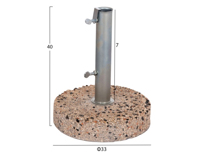 ΒΑΣΗ ΟΜΠΡΕΛΑΣ ΨΗΦΙΔΑ 15KG  Φ52 HM5476.15 - 2