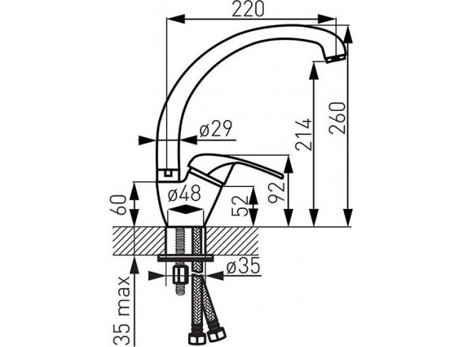 KARAG ΜΠΑΤΑΡΙΑ ΚΟΥΖΙΝΑΣ BVA4A-12 1/2 VASTO FERO (1003) - 2