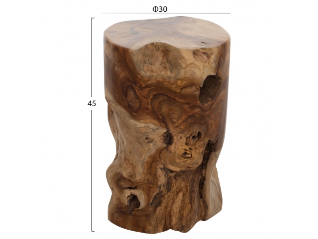 ΒΟΗΘΗΤΙΚΟ ΤΡΑΠΕΖΑΚΙ ΣΤΡΟΓΓΥΛΟ ΑΠΟ ΜΑΣΙΦ ΞΥΛΟ HM9350 - 2