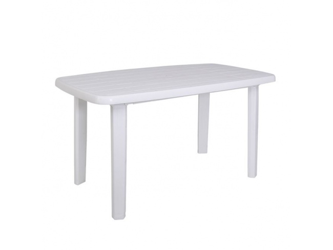 SORRENTO Τραπέζι Oval Πλαστικό Άσπρο  Ε365,8 140x80cm - 1