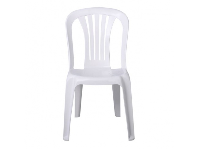 IRIDE Καρέκλα Στοιβαζόμενη, ΡΡ Άσπρο Ε369 - 3