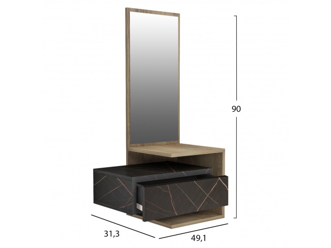 ΕΠΙΠΛΟ ΕΙΣΟΔΟΥ ΜΕ ΚΑΘΡΕΠΤΗ MEARA HM8984.13 - 2