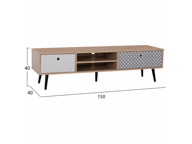 ΕΠΙΠΛΟ TV HM8756 HATTIE 150x40x40Y εκ. - 2