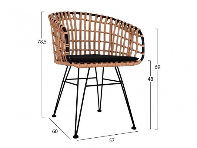 ΣΕΤ 5ΤΜΧ ALLEGRA WICKER HM10488 - 3