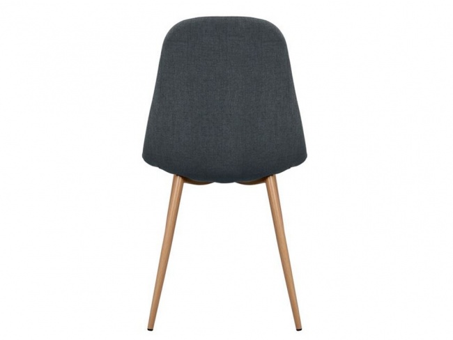 Καρέκλα LEONARDO HM00100.10  με μεταλλικά πόδια & ύφασμα γκρι - 5