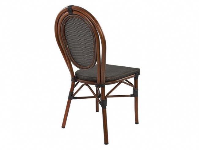 ΚΑΡΕΚΛΑ ΑΛΟΥΜΙΝΙΟΥ BAMBOO LOOK ΚΑΦΕ ΜΕ TEXTLINE HM5026 - 5