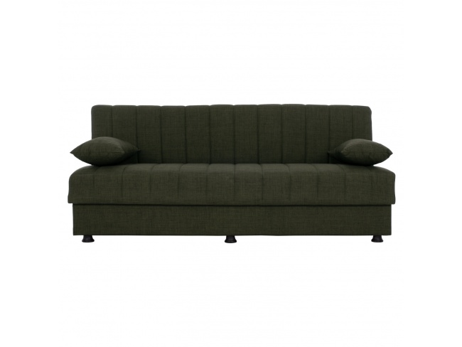 ΚΑΝΑΠΕΣ ΚΡΕΒΑΤΙ ANDRI ΤΡΙΘΕΣΙΟΣ DARK OLIVE HM3239.05 - 4